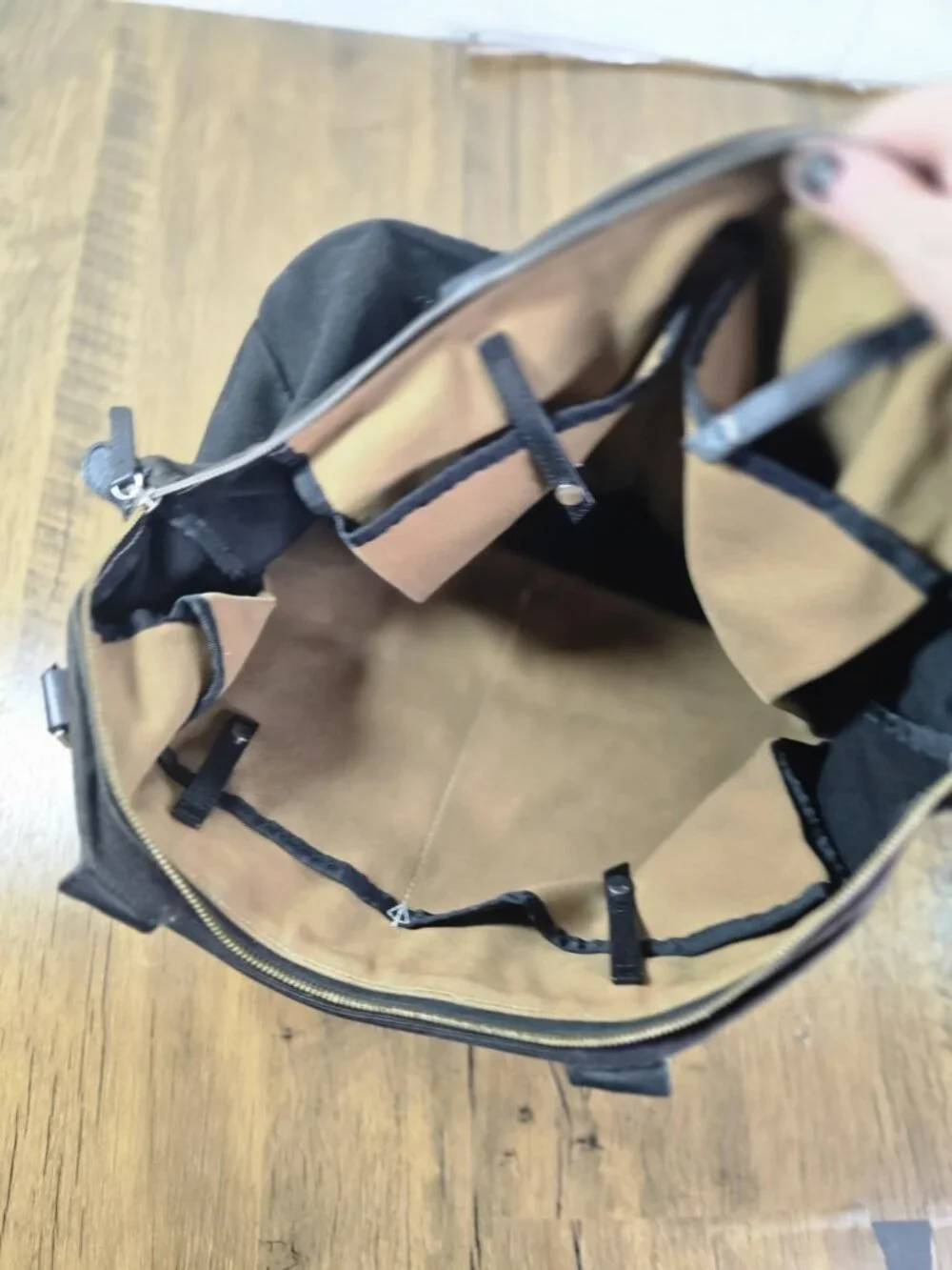 WANT Les Essentiels De La Vie Hartsford Weekender Tote Bag Canvas Leather